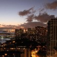 Photo of the Week: Waikiki Calm Before the Storm This picture was taken in August of 2009 from the Sheraton Waikiki on the evening before Hurricane Felicia was expected to hit the islands. Update June 2, 2011: This photo...