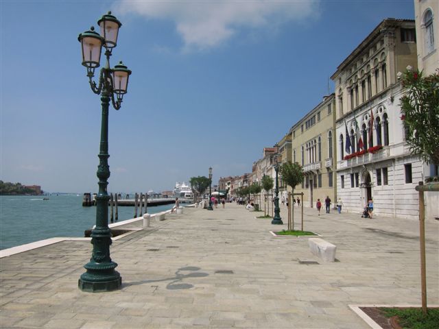 Waterfront at Zattere in Venice