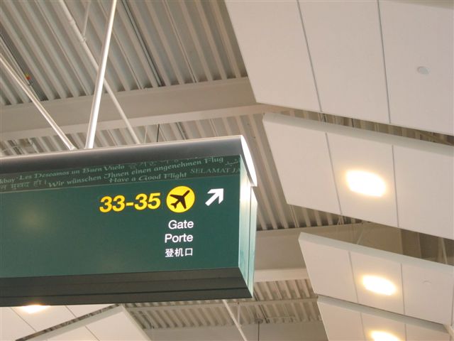 YVR Departure GateSign