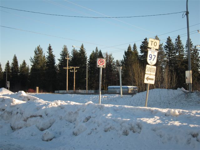 Prince George Road Sign