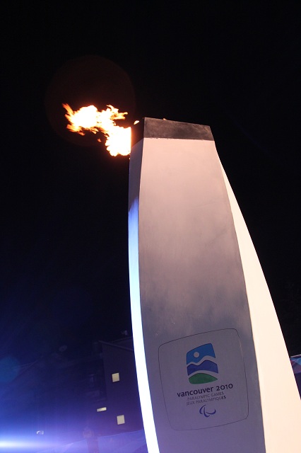 Whister Olympic Cauldron 2010 Paralympics