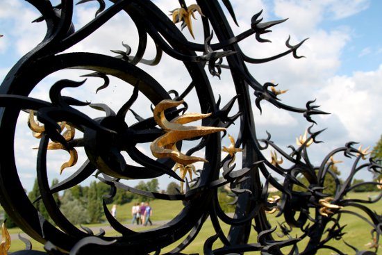 Blenheim Palace Oxford England Barbed Fence