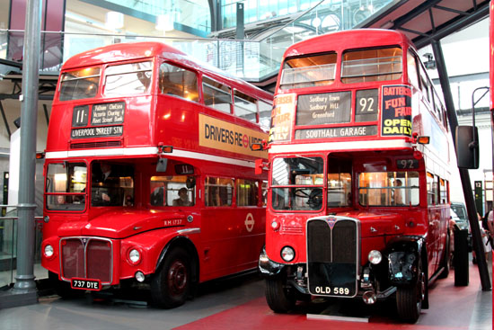 Double Decker Busses London Transport Museum