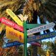 This TPThursday post is of a distance marker sign post from Legoland California. I like this sign-post because it uses some rather unique units of measure. The consensus favorite is the distance to Alaska measured in moose droppings. I like the one giant leap measure to the moon, but then I'm a bit of a space nerd. 




