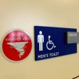 Travel Photo Thursday: Severe Weather Area We spotted this sign outside the mens room at Dallas Ft. Worth Airport. I know that everything is bigger in Texas, so we decided to take a quick snap and steer clear of the mens room.