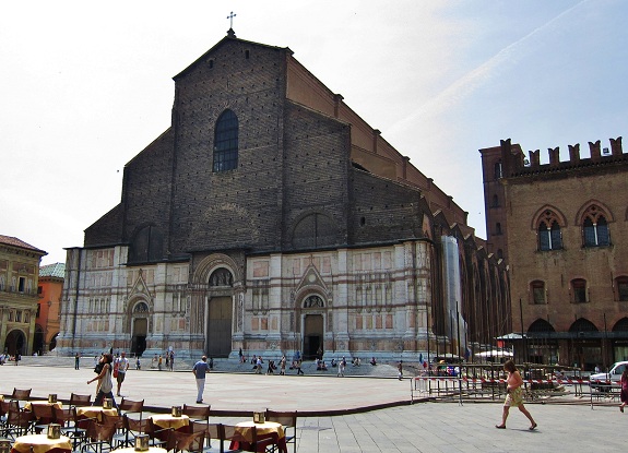 San Petronio Basilica in Bologna Italy