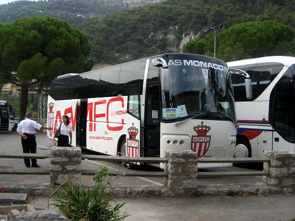 AS Monaco FC Team Bus