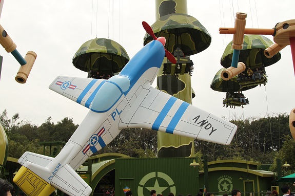 Toy Soldier Parachute Drop Hong Kong Disneyland